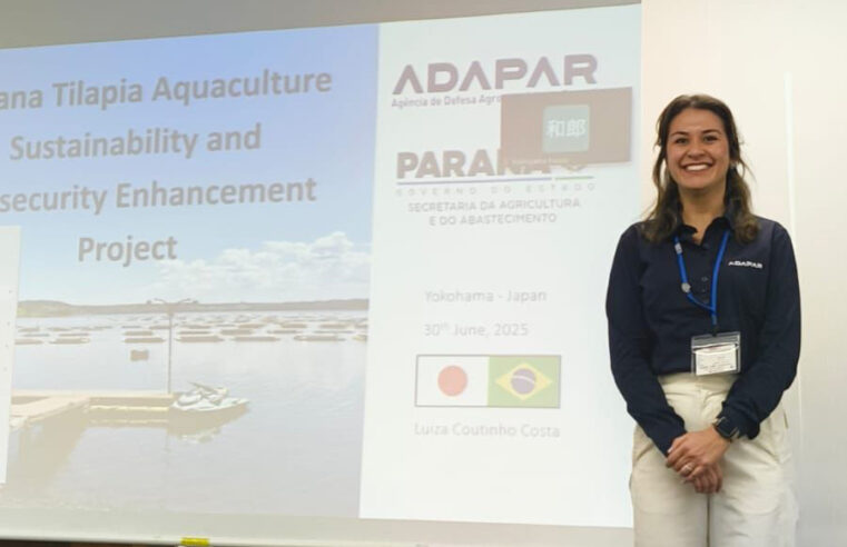Fiscal da Adapar representa o Brasil em projeto internacional de pesca e aquicultura no Japão
